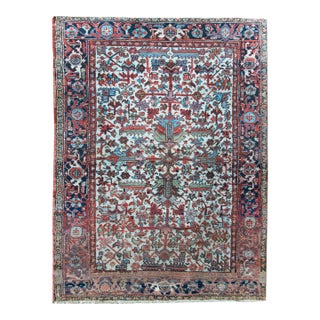 Early 20th Century Persian Heriz Rug For Sale
