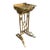 1970s Heavy Art Deco Solid Brass Podium Stand With Storage and Book Rest For Sale