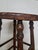Brown Vintage Wooden Factory Stool For Sale - Image 8 of 9