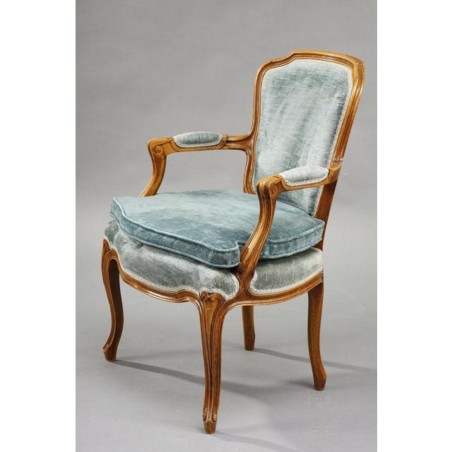 19th Century Louis XV Rococo Armchairs, 1880s, Set of 2 For Sale - Image 9 of 18