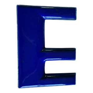 Vintage Pharmacy Signage Letter "E" - 1940s/1950s Capital Letter