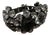 Bold 21st Century Coppola E Toppo Black Crystal Pave Wide Bangle Bracelet For Sale