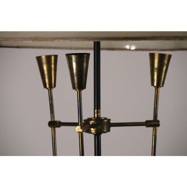 Vintage Floor Lamp in Metal and Brass from Arlus, 1960s For Sale - Image 16 of 18