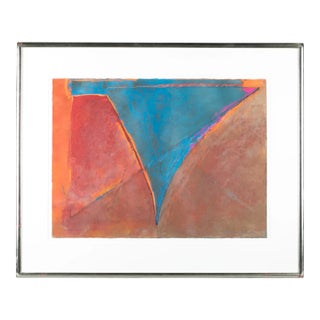 1980 Elizabeth DaCosta Ahern Abstract Expressionist Color Field Oil Painting For Sale