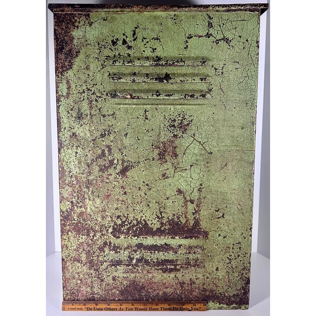 Vintage Industrial Metal Hamper C. 1940s For Sale - Image 16 of 18