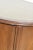 Brown 1970s Sligh Walnut Curved Front Desk With Leather Top For Sale - Image 8 of 9