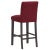 Spritely Home Chelsea Bar Stool in Berry Classic Velvet For Sale - Image 4 of 8