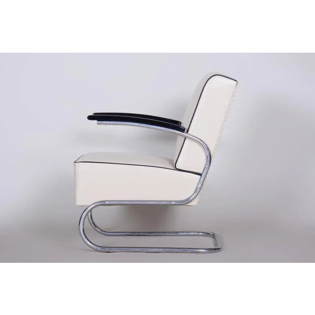 Bauhaus Art Deco Tubular Armchair by Mücke Melder, 1930s For Sale - Image 3 of 8