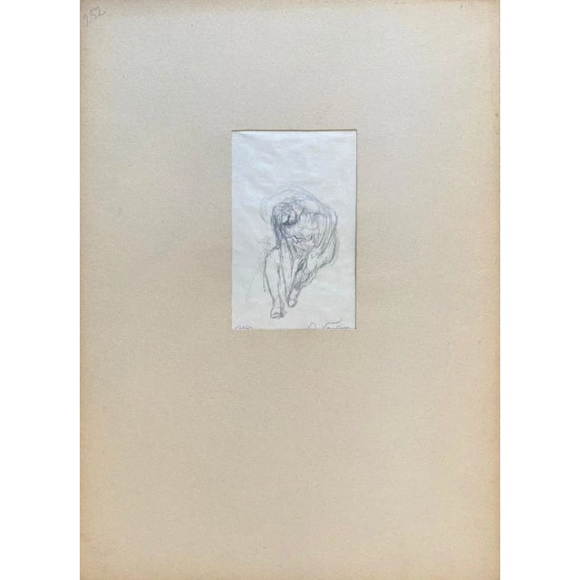 Otto Vautier, L'habillage, 1910, Pencil on Paper For Sale - Image 5 of 7