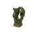 Asian Vintage Oriental Ceramic Green Man Hold Lamp Shape Display Figure For Sale - Image 3 of 6