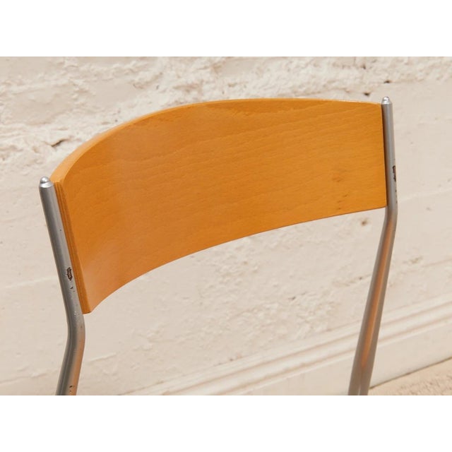 Late 20th Century Seccose Mario Hasuike Italian Glass Dining Table With Six Chairs For Sale - Image 11 of 12