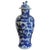 19th Century Chinese Blue & White Porcelain Garniture Vase in Hawthorne Pattern For Sale - Image 11 of 11
