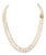 Akoya Pearl Diamond Necklace 17" 6.34 mm 18k Gold Estate Certified $5950 For Sale