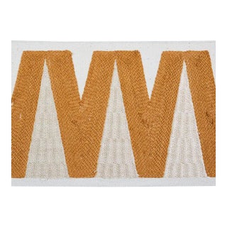 Schumacher Prado Tape in Saffron For Sale