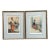 Antique Framed Military Caricature Prints - Pair For Sale