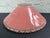 Art Deco Vintage Art Deco Pink Satin Glass Ceiling Light Shades, Floral Relief, Circa 1935–1945 - a Pair For Sale - Image 3 of 12
