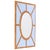 A striking artist-made wall mirror featuring a bold geometric design and a sophisticated interplay of color, texture, and...