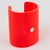 Mid-Century Modern Courreges Paris Orange Acrylic Cuff Bangle Bracelet For Sale - Image 3 of 10
