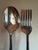 Curtis Jere Vintage Huge Curtis Jere Fork and Spoon Wall Sculptures - Kitchen Giant Pop Art Pair at 46” For Sale - Image 4 of 6