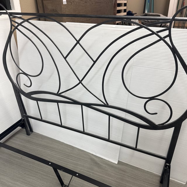 Queen Size Wesley Allen Melody Bed Frame For Sale - Image 12 of 12
