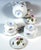 Oiseaux Mocha and Dessert Set for Six Persons from Herend Rothschild, Set of 21 For Sale - Image 4 of 9