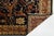 Modern 16x25 Modern Bidjar Style Navy Blue & Rust Wool Area Rug Geometric Lattice For Sale - Image 3 of 13