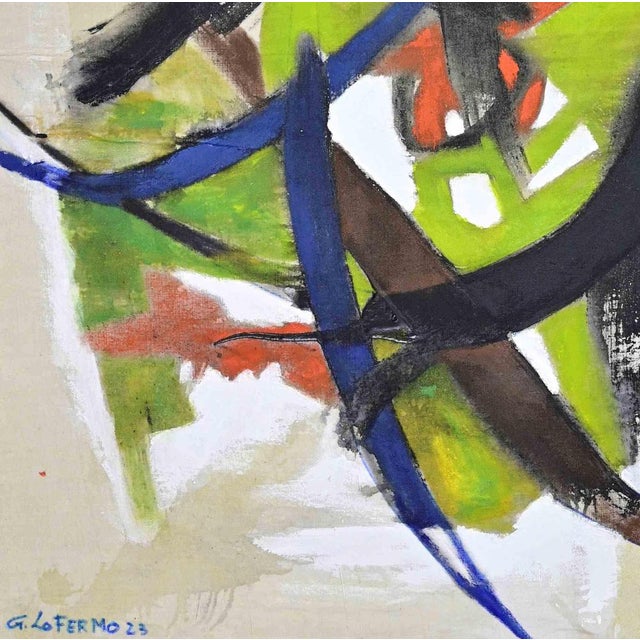 Oil on canvas realized by Giorgio Lo Fermo in 2023. Hand signed and dated. This piece is attributed to the mentioned...