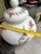 1970s 1970s Italian Opaque White Birds and Floral Vase With Lid For Sale - Image 5 of 8