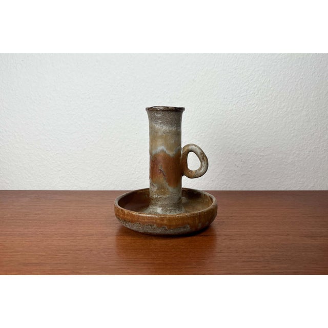 Mid-Century Modern Danish Studio Pottery Candleholder from Axella, 1960s For Sale - Image 11 of 18