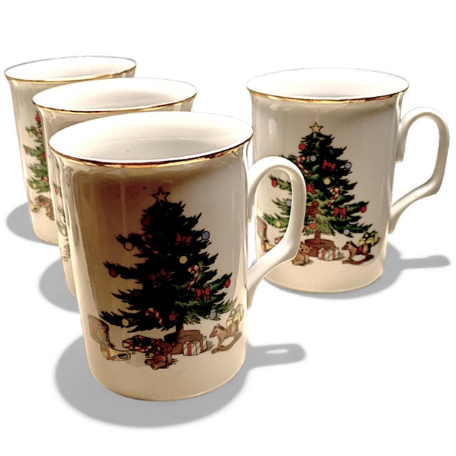 Gibson Holiday Charm Holly Berry Dinnerware Place Setting for 4 - Set of 33 Pieces For Sale - Image 14 of 17