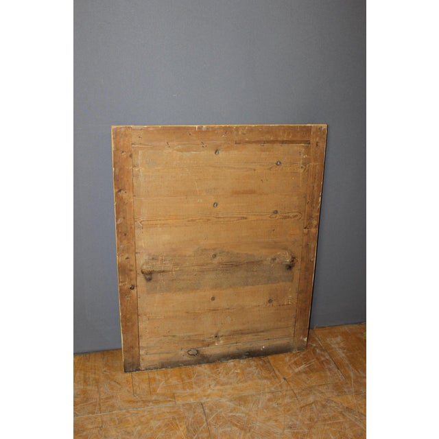 19th Century Restoration Mirror in Gilded Stucco For Sale - Image 10 of 12