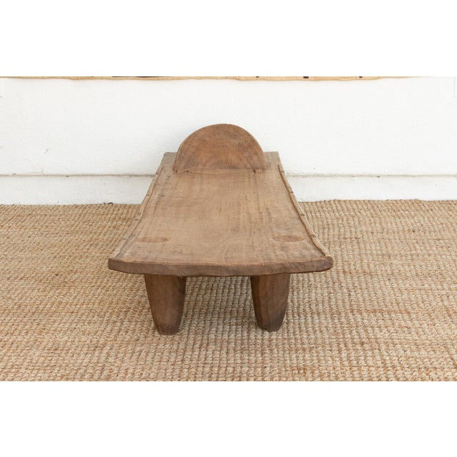 Sculptural Rustic & Elegant African Bed For Sale In Los Angeles - Image 6 of 10