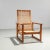 Danish vintage Børge Mogensen sled base chair - "Slædestolen" - model no. 2254. The frame is made of solid oak with a fine...