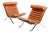 Cognac Leather Highback Ari Armchairs by Arne Norell, Denmark, 1960s, Set of 2 For Sale
