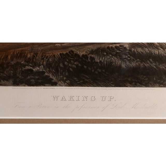 ‘Waking Up’: Fore’s Coaching Recollections — A Very Large Hand-Coloured Aquatint, After Charles Cooper Henderson For Sale In Philadelphia - Image 6 of 12