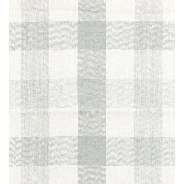 The House of Scalamandré Westport Linen Plaid Fabric, Mineral For Sale
