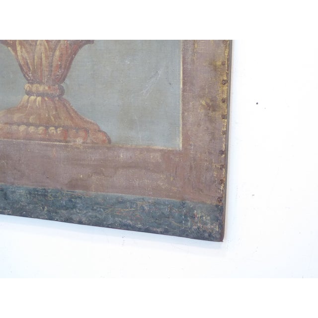 Late 18th Century 18th Century French Linen Screen Fragment For Sale - Image 5 of 6