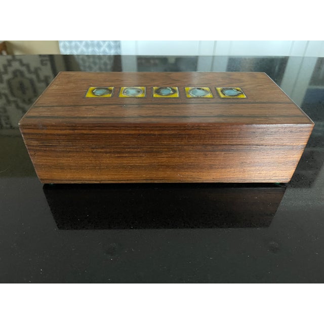Mid-Century Modern 1960s Bodil Eje Danish Rosewood Jewelry Box/Humidor by Alfred Klitgaard For Sale - Image 3 of 5