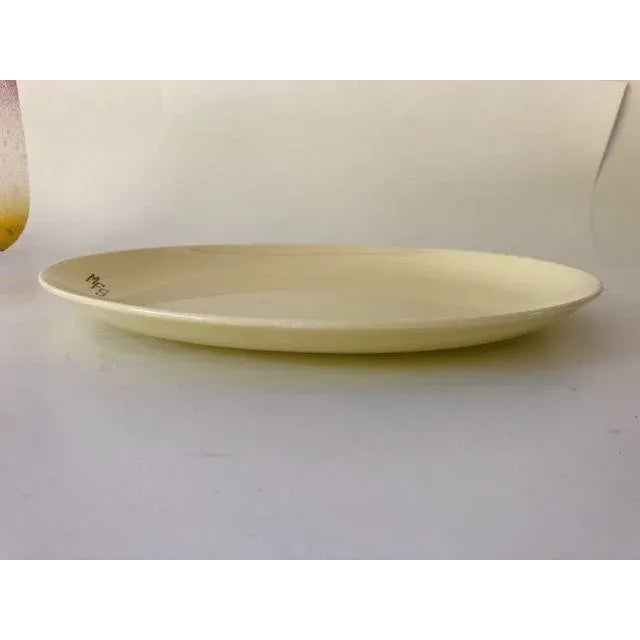 Mid-Century Modern 1930's Midcentury w.s George China Large Oval Platter For Sale - Image 3 of 4