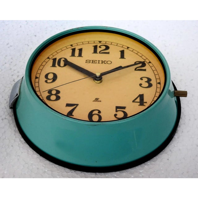Seiko Maritime wall Clock, Nautical Slave Clock, Navigation Industrial Ship Boat Retro Wall Clock Analog Marine Time Home...
