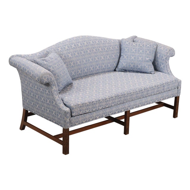 Kittinger Colonial Williamsburg Chippendale Style Mahogany Sofa For Sale