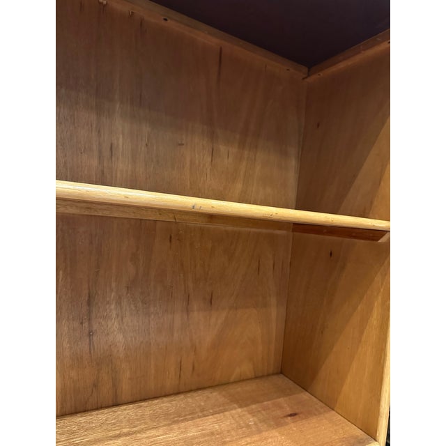 Beige Vintage Rattan Dry Bar For Sale - Image 8 of 9