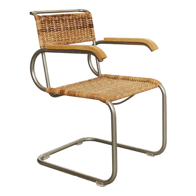 Bauhaus D40 Armchairs by Marcel Breuer for Tecta, 1980s For Sale