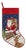 Santa Chimney Embroidered Needlepoint Stocking For Sale