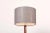 Wooden Table Lamp with Grey Lampshade, 1950s For Sale - Image 6 of 9