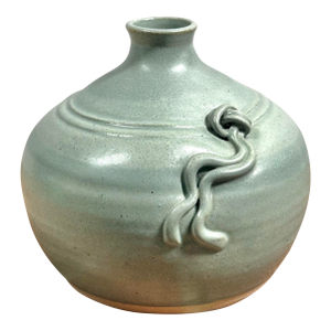 Signed Asian Style Studio Pottery Vase
