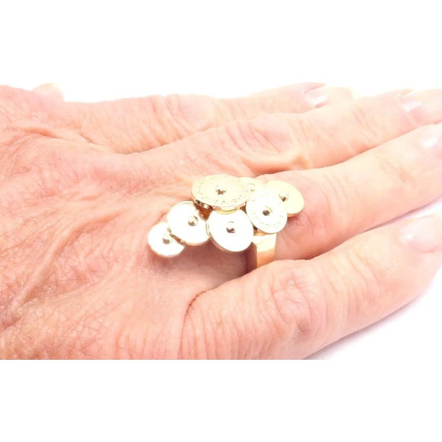 Bulgari Cicladi 18k Yellow Gold Large Ring, size 6 For Sale - Image 10 of 10