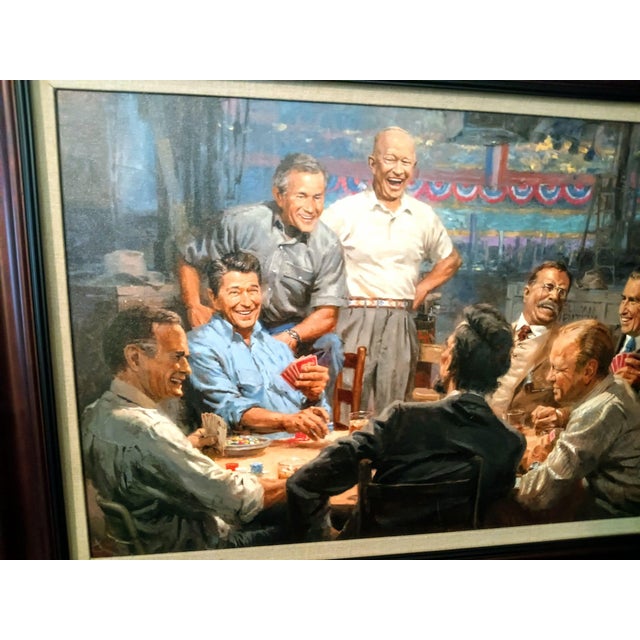 Thomas Celebrate American Leadership With the "Grand Ol' Gang" Framed Print Series 19 by Andy Thomas For Sale - Image 4 of 7