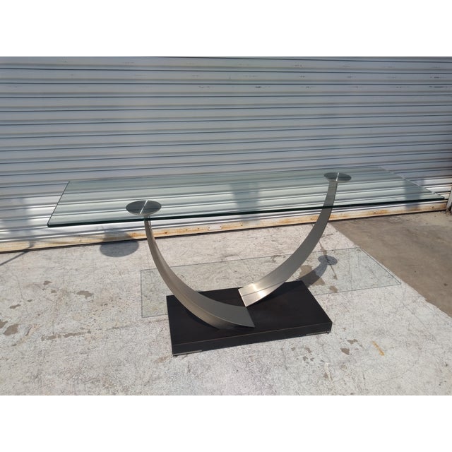 Modern Late 20th Century Elite Modern Tangent 265 Console Table For Sale - Image 3 of 5