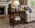 andsome vintage two-tier end table by Henredon Fine Furniture, featuring classic architectural detailing and a highly...
